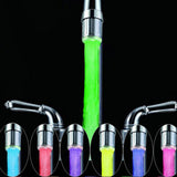 LED Water Faucet Colorful Hydroelectric Power LED Luminous Faucet Tap Nozzle for Kitchen Bathroom