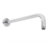Shower Arm Pipe 50m Total Length 20mm Diameter Round Stainless Steel Chrome Plated Rust Resistance Shower Head Arm