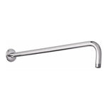 Shower Arm Pipe 50m Total Length 20mm Diameter Round Stainless Steel Chrome Plated Rust Resistance Shower Head Arm
