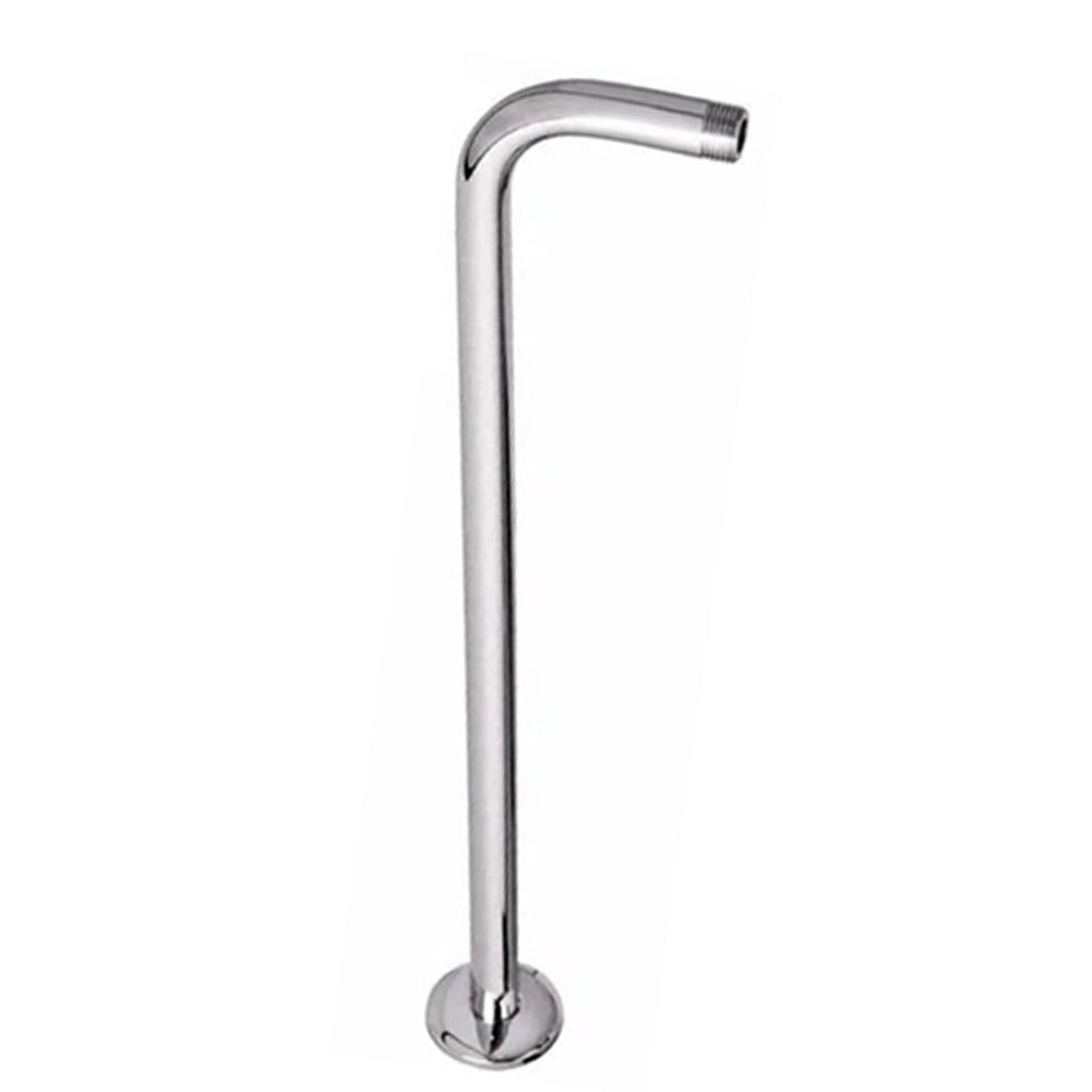 Shower Arm Pipe 50m Total Length 20mm Diameter Round Stainless Steel Chrome Plated Rust Resistance Shower Head Arm