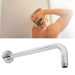 Shower Arm Pipe 50m Total Length 20mm Diameter Round Stainless Steel Chrome Plated Rust Resistance Shower Head Arm
