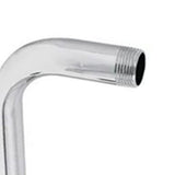 Shower Arm Pipe 50m Total Length 20mm Diameter Round Stainless Steel Chrome Plated Rust Resistance Shower Head Arm