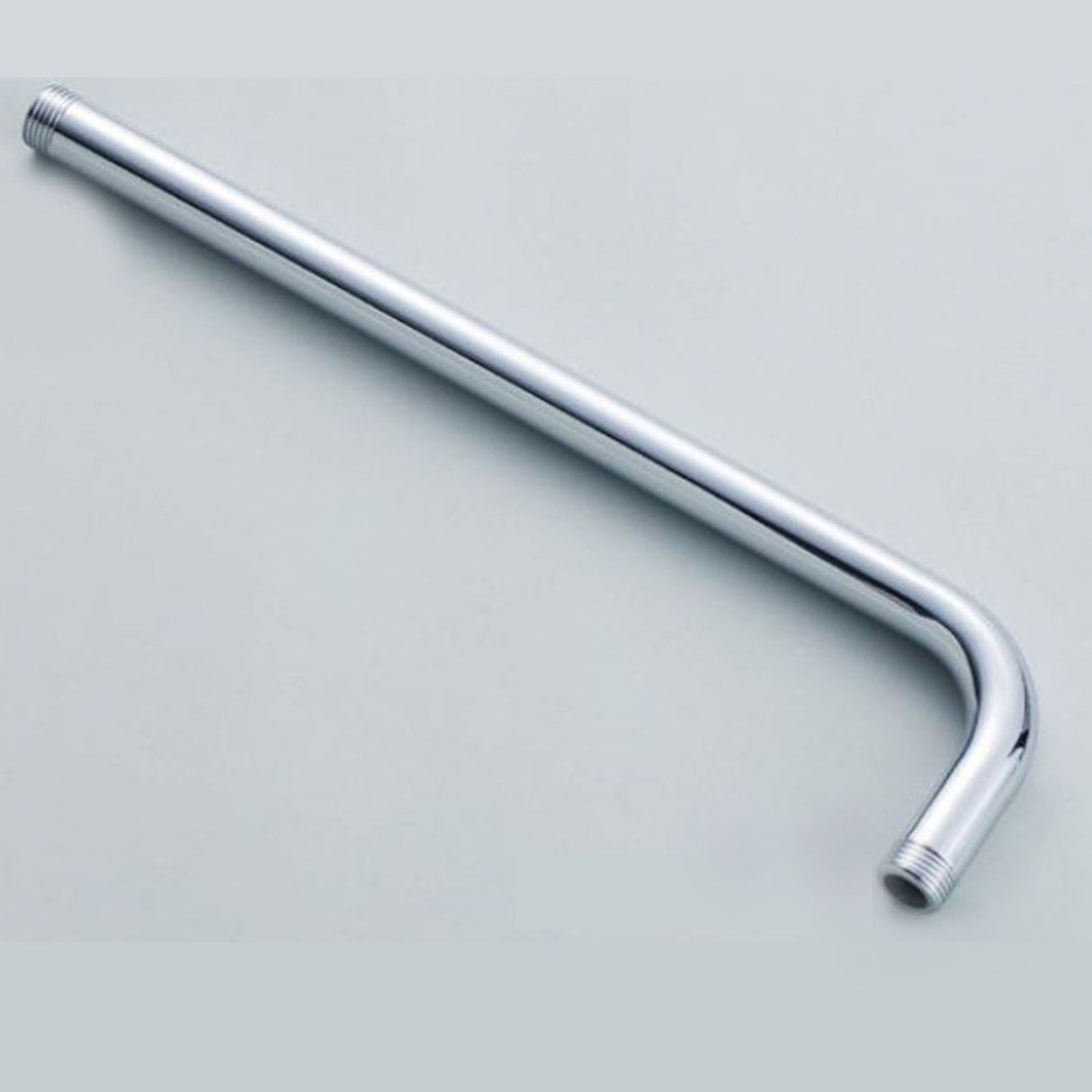 Shower Arm Pipe 50m Total Length 20mm Diameter Round Stainless Steel Chrome Plated Rust Resistance Shower Head Arm