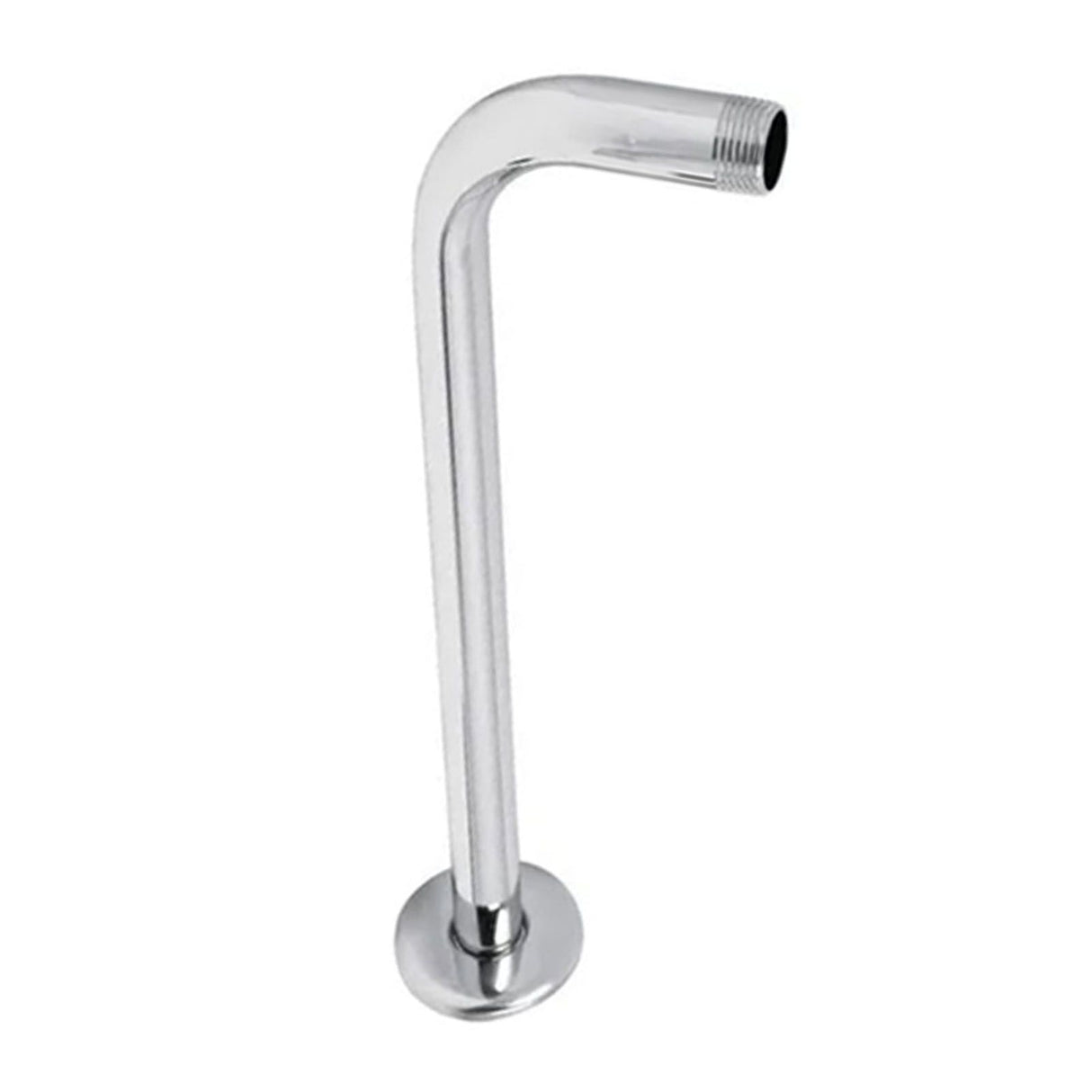 Shower Arm Pipe 50m Total Length 20mm Diameter Round Stainless Steel Chrome Plated Rust Resistance Shower Head Arm