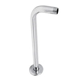 Shower Arm Pipe 50m Total Length 20mm Diameter Round Stainless Steel Chrome Plated Rust Resistance Shower Head Arm