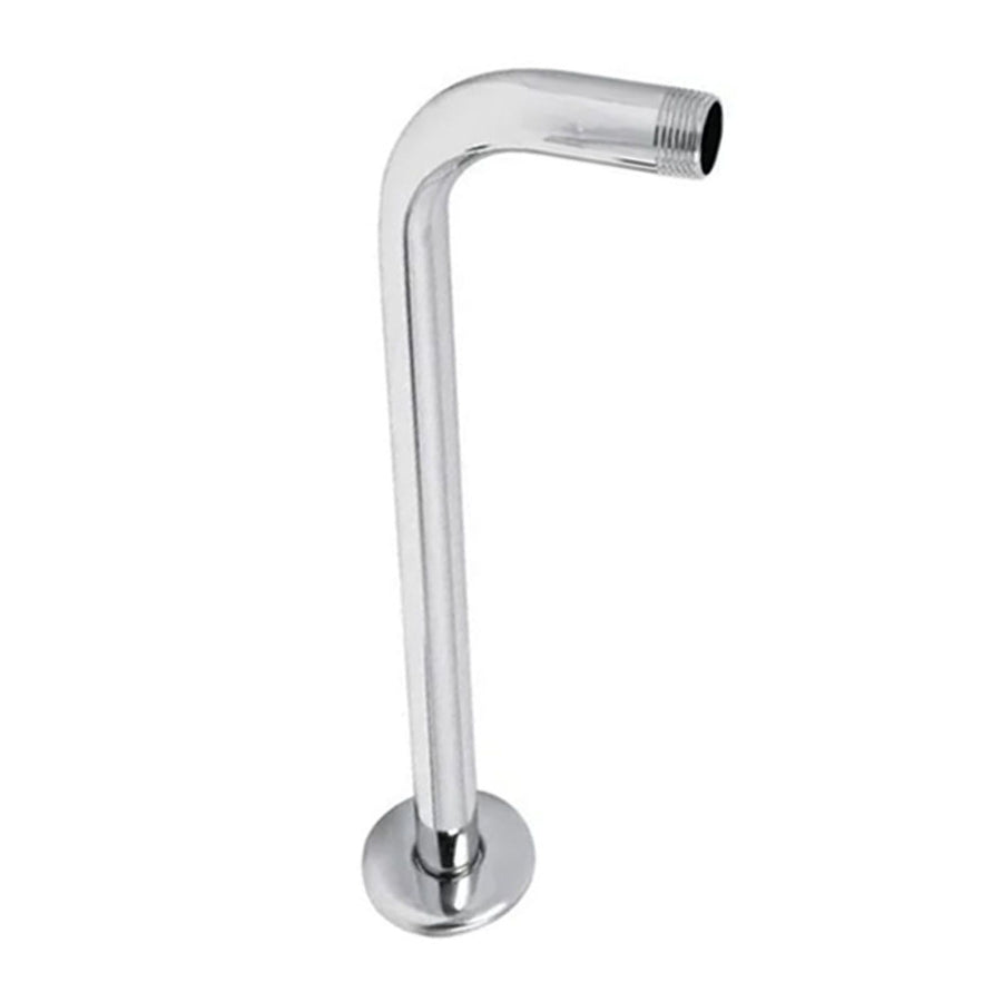 Shower Arm Pipe 50m Total Length 20mm Diameter Round Stainless Steel Chrome Plated Rust Resistance Shower Head Arm