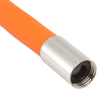 Faucet Extension Tubes with Aerator Nozzle Flexible Copper for Kitchen Sink Orange 20cm Sprayproof