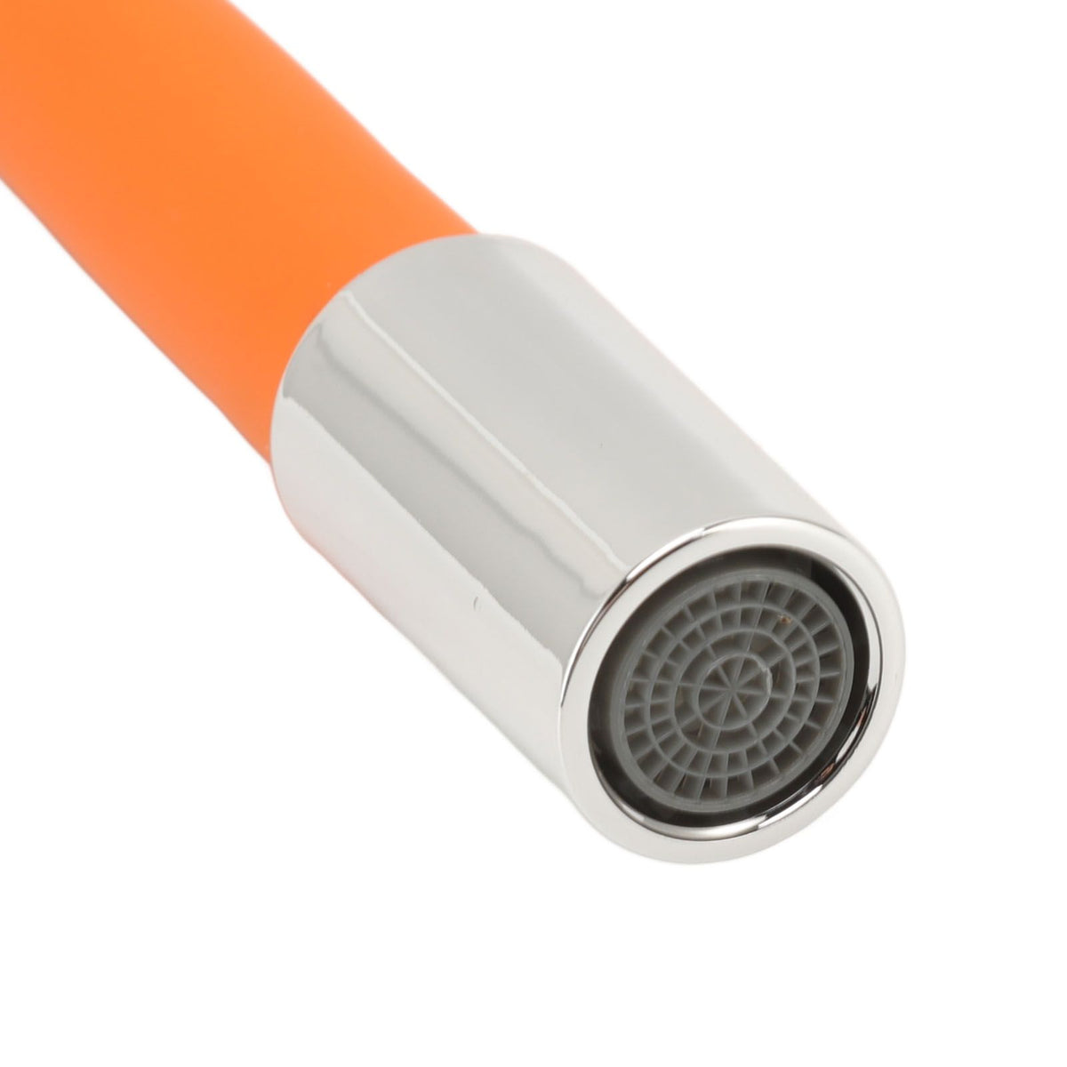 Faucet Extension Tubes with Aerator Nozzle Flexible Copper for Kitchen Sink Orange 20cm Sprayproof