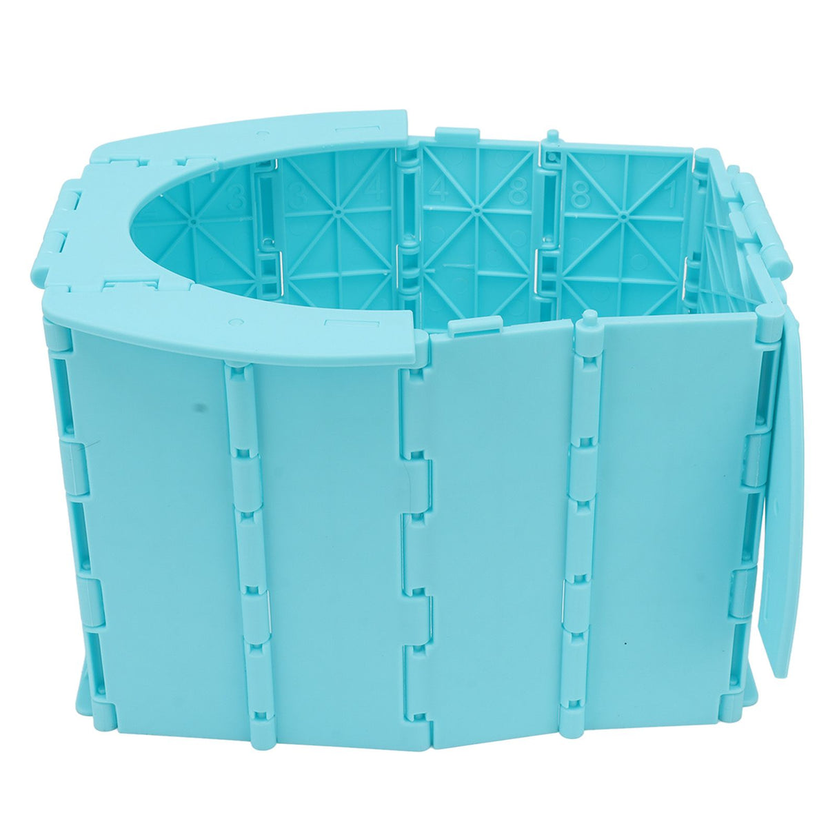 Kids Portable Toilet Portable Foldable Easy Cleaning ABS Potty Training Toilet for Outdoor Emergency Camping