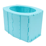 Kids Portable Toilet Portable Foldable Easy Cleaning ABS Potty Training Toilet for Outdoor Emergency Camping