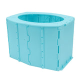 Kids Portable Toilet Portable Foldable Easy Cleaning ABS Potty Training Toilet for Outdoor Emergency Camping - Close-Up Angle