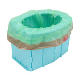 Kids Portable Toilet Portable Foldable Easy Cleaning ABS Potty Training Toilet for Outdoor Emergency Camping