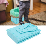 Kids Portable Toilet Portable Foldable Easy Cleaning ABS Potty Training Toilet for Outdoor Emergency Camping