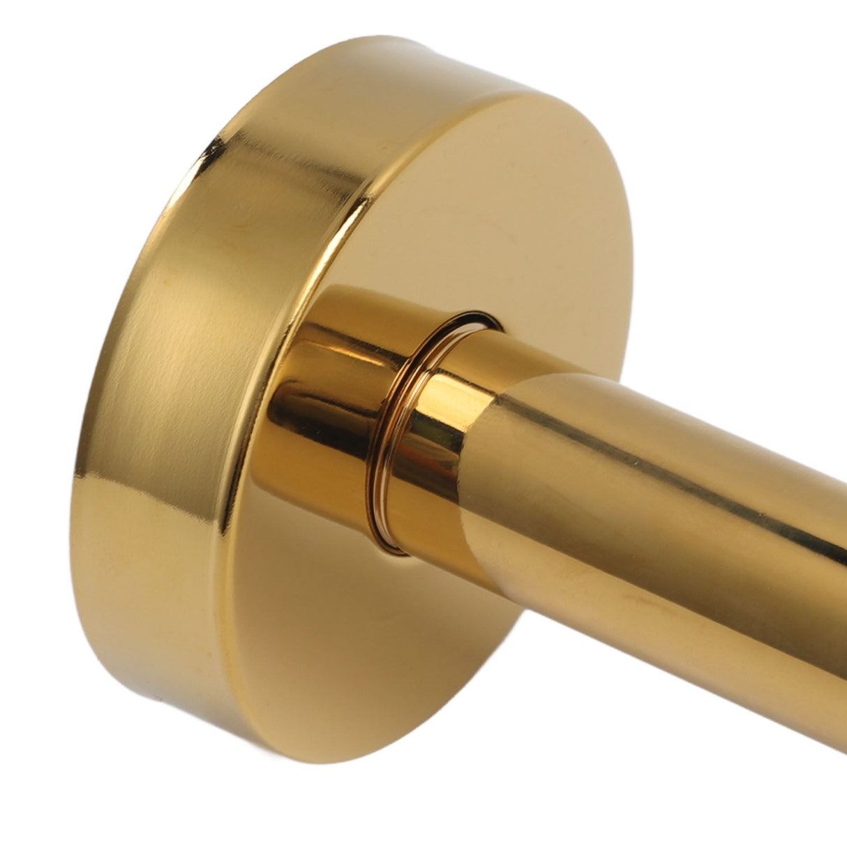 Stainless Steel S Shaped Raised Shower Arm and Flange NPT Brushed Gold Shower Head Extension Arm