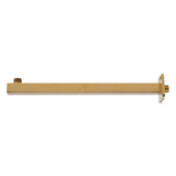 Wall Mounted Shower Arm Stainless Steel Quadrate Shower Head Extension Arm Shower Arm Pipe Gold
