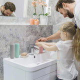 Toothbrush Cup Case Multifunctional Portable Plastic Toothbrush Toothpaste Case Box for Travel Camping Gray