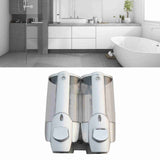 2pcs Shower Shampoo Dispenser Multipurpose Wall Mounted Soap Dispenser for Home Kitchen Bathroom 350ml
