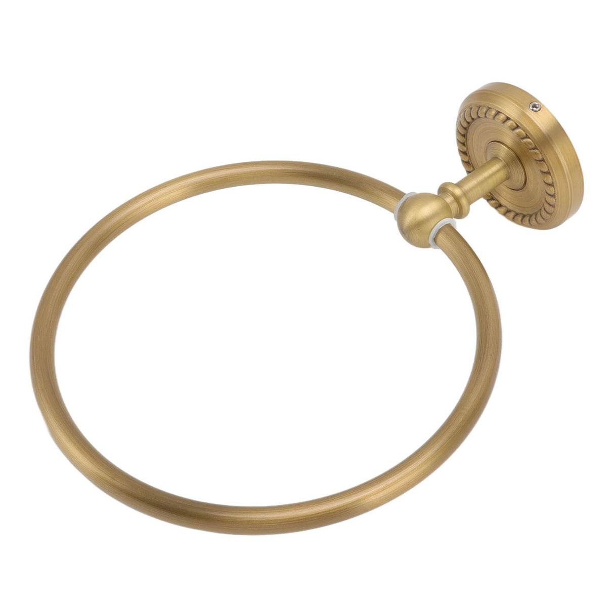 Towel Ring Antique Style Brass Stainless Steel High Hardness Durable Rustproof Hand Towel Holder for Bathroom