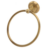 Towel Ring Antique Style Brass Stainless Steel High Hardness Durable Rustproof Hand Towel Holder for Bathroom