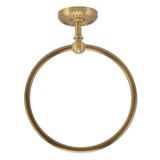 Towel Ring Antique Style Brass Stainless Steel High Hardness Durable Rustproof Hand Towel Holder for Bathroom