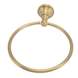 Wall Mounted Towel Ring Heavy Duty Antique Brass Towel Holder for Bathroom Accessories - Front View