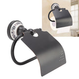 Paper Towel Dispenser Dark Bronze Blue and White Porcelain Wall Mounted Tissue Roll Holder for Bathroom Kitchen