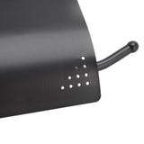 Wall Mounted Rolling Tissue Hanger Ancient Twist Roll Paper Holder for Bathroom Kitchen Under Cabinet Black