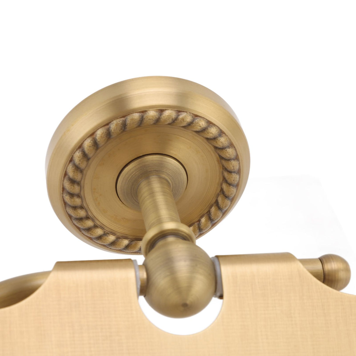 Wall Mounted Toilet Tissue Hanger Antique Twist Pattern Paper Towel Holder Bathroom Wall Tissue Rack for Kitchen Under Cabinet