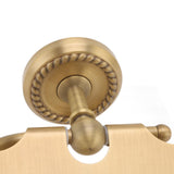Wall Mounted Toilet Tissue Hanger Antique Twist Pattern Paper Towel Holder Bathroom Wall Tissue Rack for Kitchen Under Cabinet - Extra Image