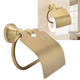 Vintage Toilet Paper Holder Stand Hanger Metal Paper Towel Holders Wall Mounted for Bathroom - Extra Image