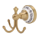 Wall Mounted Bathroom Coat Hook Beautiful Decorative Elegant Clothing Robe Hook for Living Room