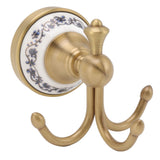 Wall Mounted Bathroom Coat Hook Beautiful Decorative Elegant Clothing Robe Hook for Living Room - Close-Up Angle