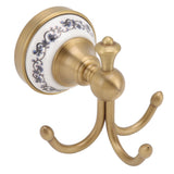 Wall Mounted Bathroom Coat Hook Beautiful Decorative Elegant Clothing Robe Hook for Living Room