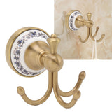 Wall Mounted Bathroom Coat Hook Beautiful Decorative Elegant Clothing Robe Hook for Living Room - Extra Image