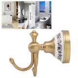 Wall Mounted Bathroom Coat Hook Beautiful Decorative Elegant Clothing Robe Hook for Living Room