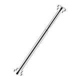 Adjustable Closet Rod Stainless Steel Punch Free Retractable Clothes Drying Rod for Bathroom Bedroom Closet 25 Tubes 55‑85cm