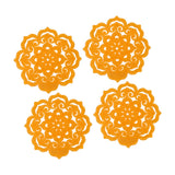 4Pcs Urinal Screen Deodorizer Anti Splash Urinal Screen Cakes for Bathroom Office School Restaurant - Front View
