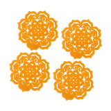 4Pcs Urinal Screen Deodorizer Anti Splash Urinal Screen Cakes for Bathroom Office School Restaurant - Side View