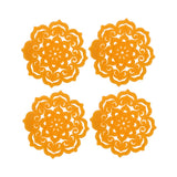 4Pcs Urinal Screen Deodorizer Anti Splash Urinal Screen Cakes for Bathroom Office School Restaurant - Top-Down View