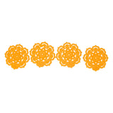 4Pcs Urinal Screen Deodorizer Anti Splash Urinal Screen Cakes for Bathroom Office School Restaurant - Low Angle