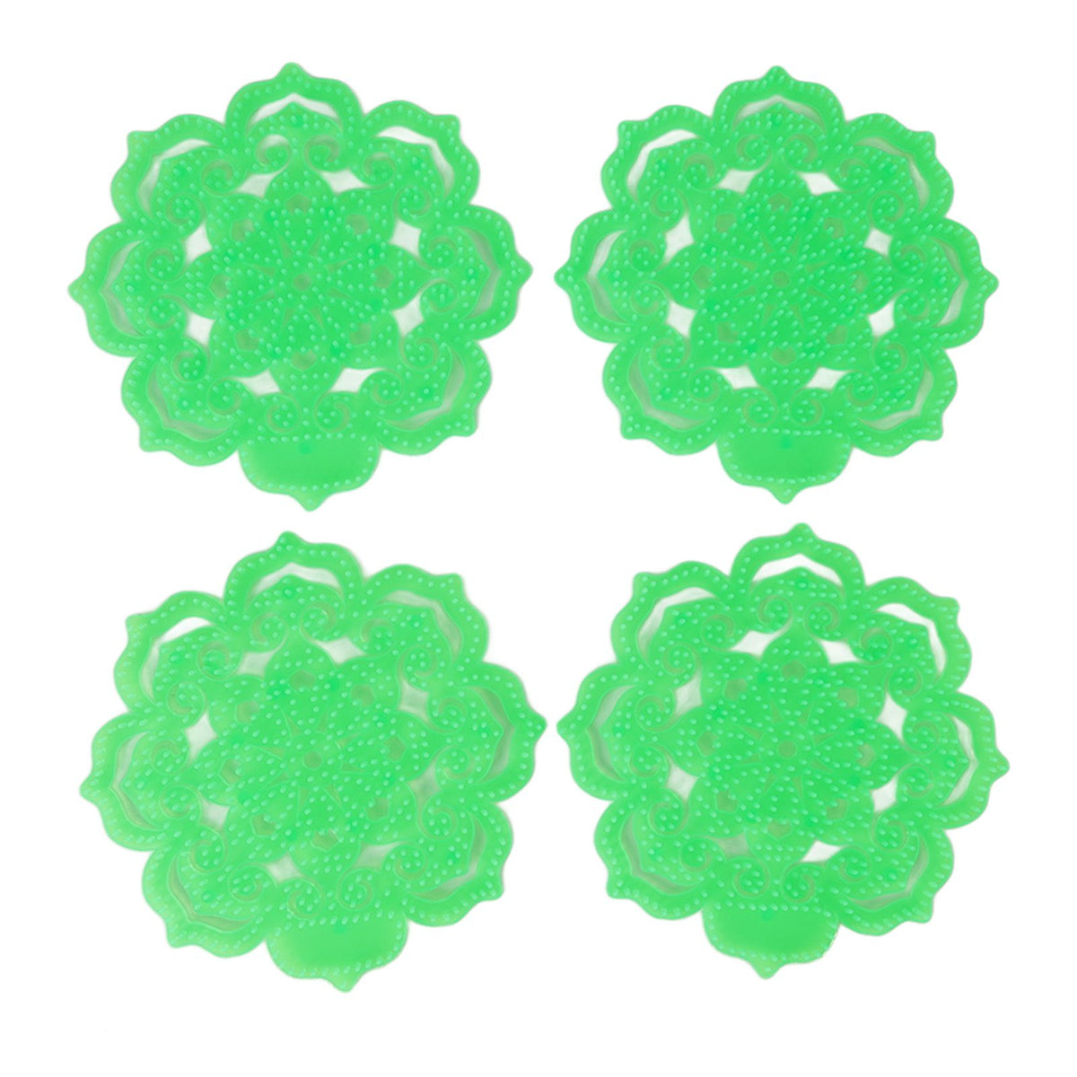 4pcs Urinal Screen Odor Proof Urinal Screen Deodorizer Urinal Splash Reducing Mats for Restaurants Office Toilet