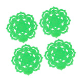 4pcs Urinal Screen Odor Proof Urinal Screen Deodorizer Urinal Splash Reducing Mats for Restaurants Office Toilet - Side View