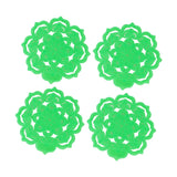 4pcs Urinal Screen Odor Proof Urinal Screen Deodorizer Urinal Splash Reducing Mats for Restaurants Office Toilet - Top-Down View