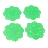 4pcs Urinal Screen Odor Proof Urinal Screen Deodorizer Urinal Splash Reducing Mats for Restaurants Office Toilet - Rear View