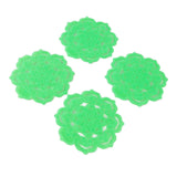 4pcs Urinal Screen Odor Proof Urinal Screen Deodorizer Urinal Splash Reducing Mats for Restaurants Office Toilet - Low Angle