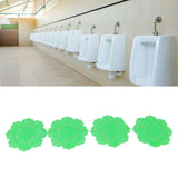 4pcs Urinal Screen Odor Proof Urinal Screen Deodorizer Urinal Splash Reducing Mats for Restaurants Office Toilet