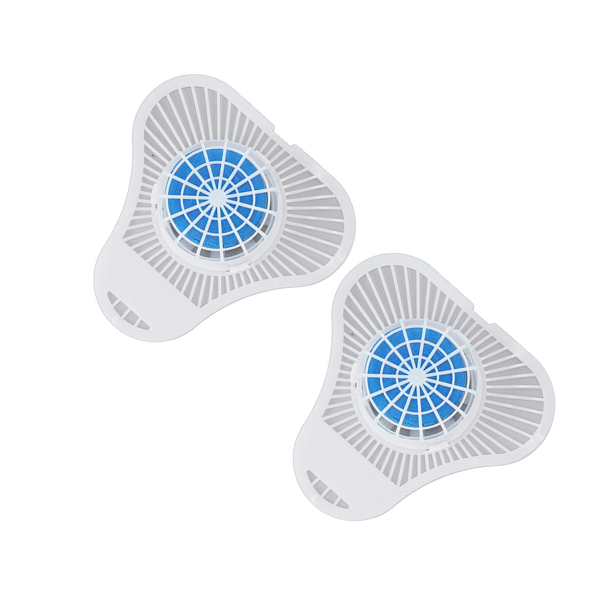 2pcs Deodorant Triangular Block Prevents Clogging Spray Proof Urinal Deodorant Aroma Ball for Home Office School