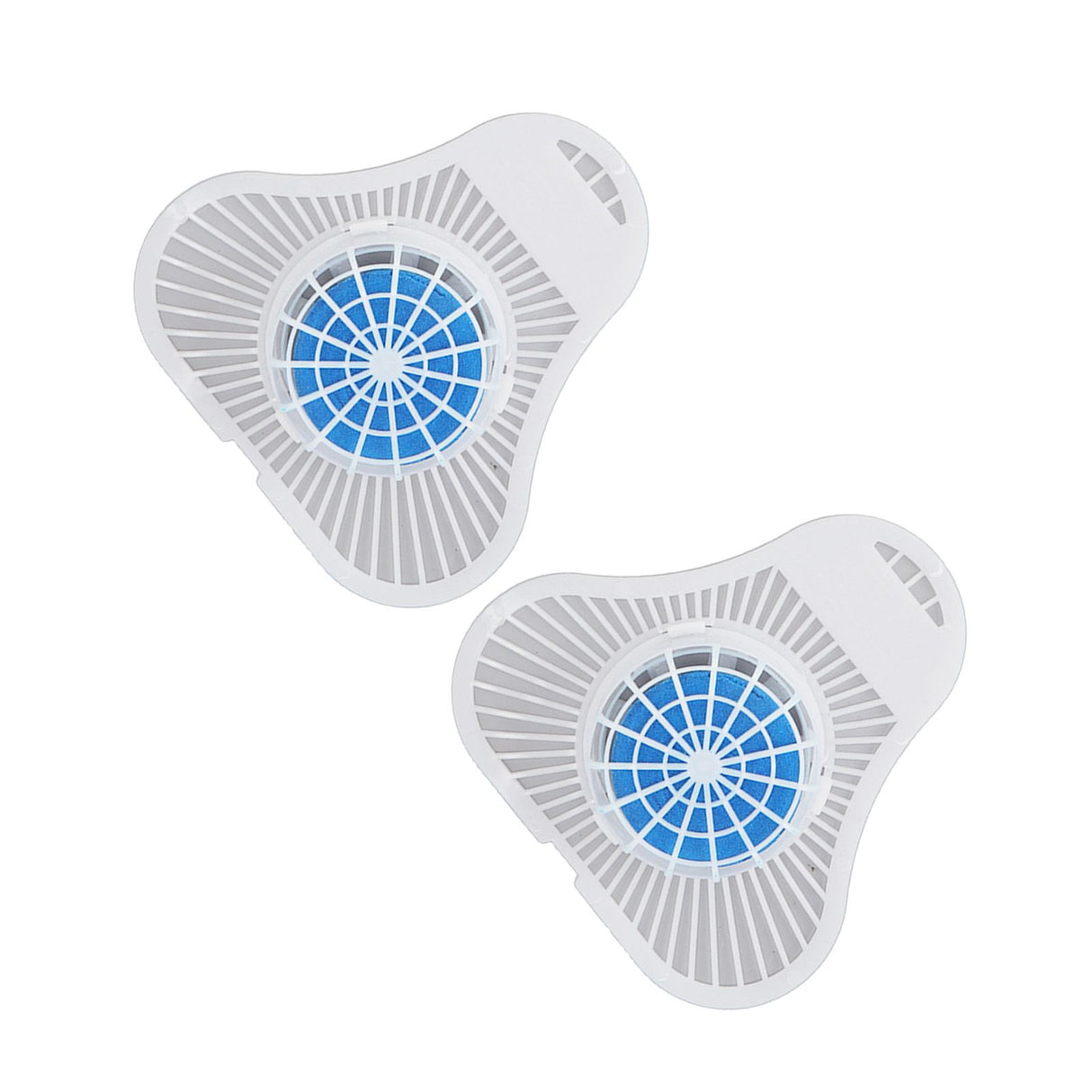 2pcs Deodorant Triangular Block Prevents Clogging Spray Proof Urinal Deodorant Aroma Ball for Home Office School