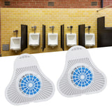2pcs Deodorant Triangular Block Prevents Clogging Spray Proof Urinal Deodorant Aroma Ball for Home Office School