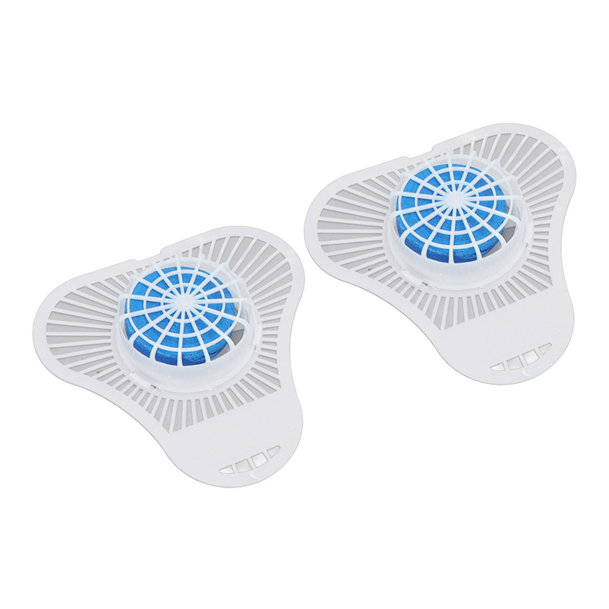 2pcs Deodorant Triangular Block Prevents Clogging Spray Proof Urinal Deodorant Aroma Ball for Home Office School